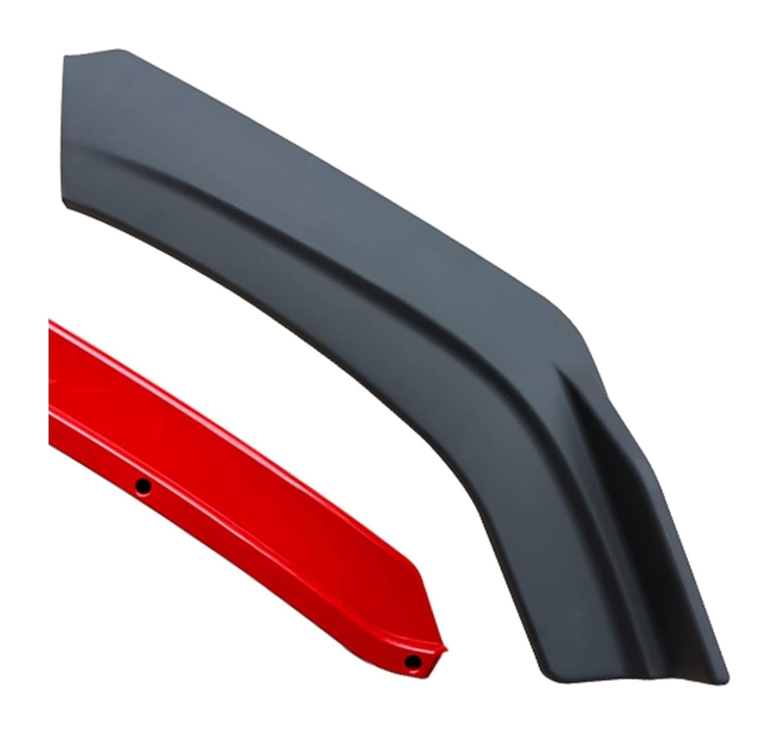 Frontspoiler Für Hyundai Für Elantra 2012-2015 Frontschürze Spoiler Schutz Platte Lip Body Kit Oberfläche Kinn Schaufel Auto Hinten Spoiler(Matte Black-red) von Spring talks