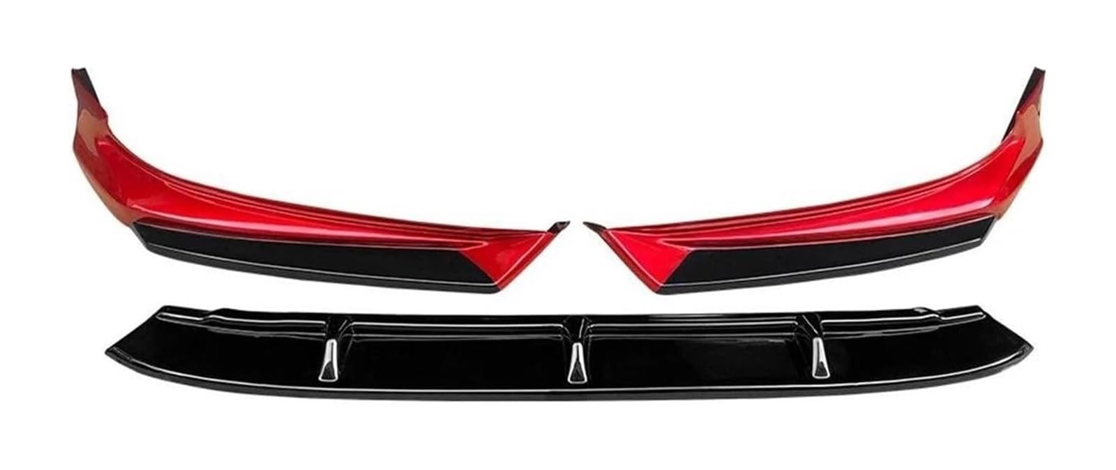 Frontspoiler Für Mazda 6 2020 2021 Für ATEZA Zu Refit Front Lippe Vorne Spoiler Front Stoßstange Anti-kollision Anti-scratch Streifen(Painted Red) von Spring talks