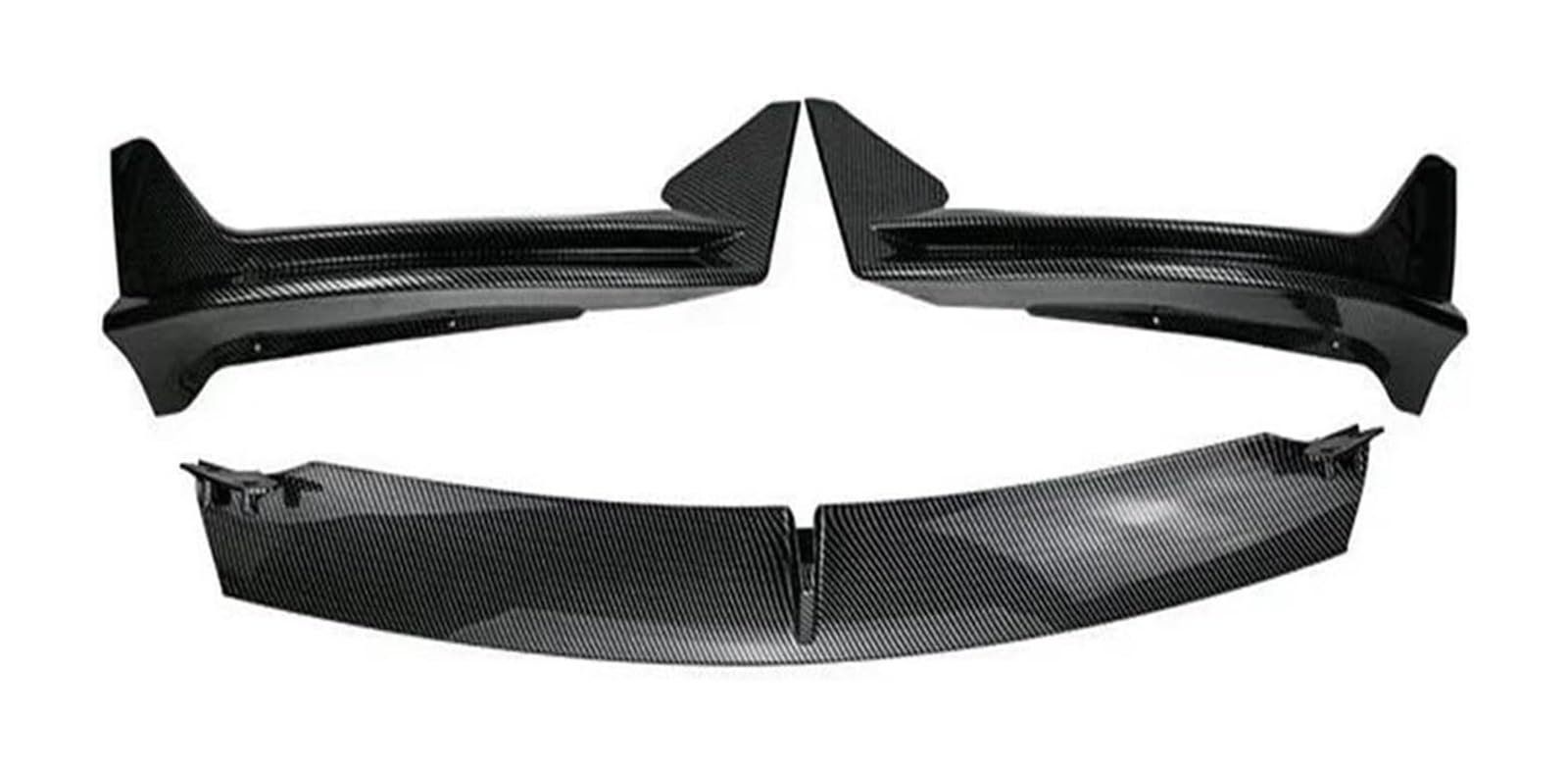 Frontspoiler Für Modell 3 2017-2023 Auto Front Spoiler Frontschürze Lip Spoiler Körper Kit Unteren Stoßfänger Diffusor Schutz Trim Abdeckung(Carbon Pattern) von Spring talks