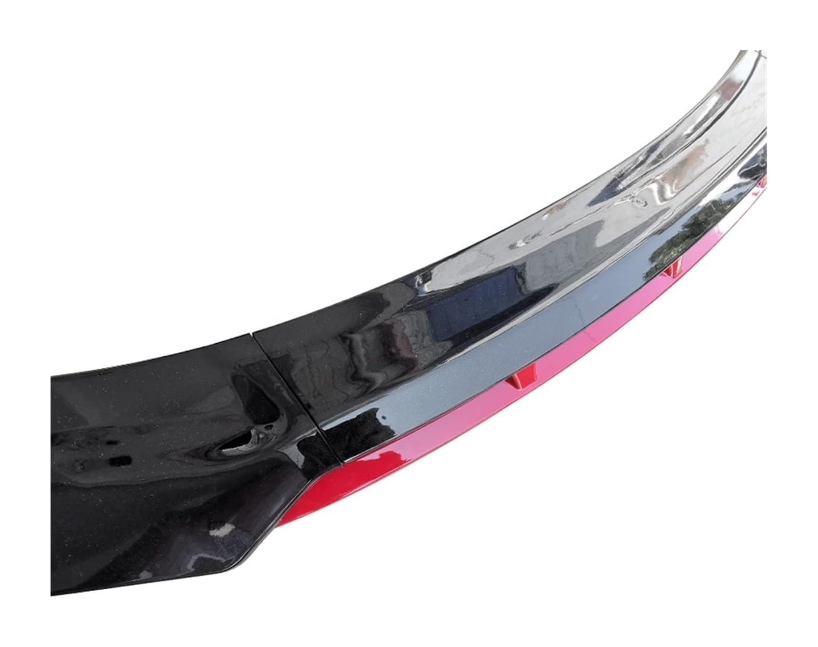 Frontspoiler Für P&eugeot 508 2019 Für DGS Typ Frontschürze Spoiler Schutz Platte Lip Body Kit Splitter Carbon Oberfläche Kinn Schaufel(Gloss Black-red) von Spring talks