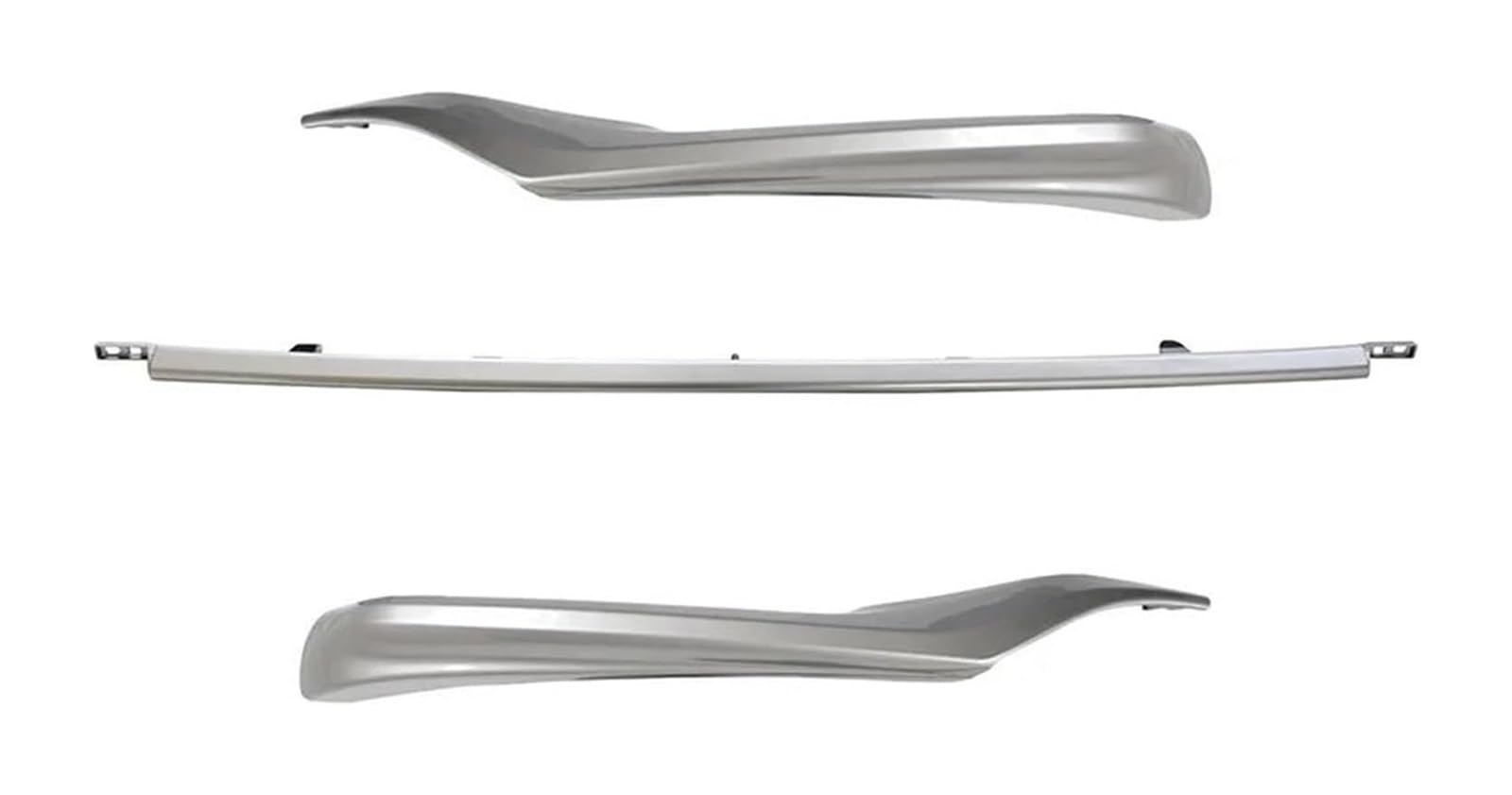 Frontspoiler Für T&oyota Für Camry SE Für XSE 2021 2022 Splitter Spoiler Auto Front Spoiler Teile Frontschürze Molding Abdeckung Trim(3pcs Chrome) von Spring talks