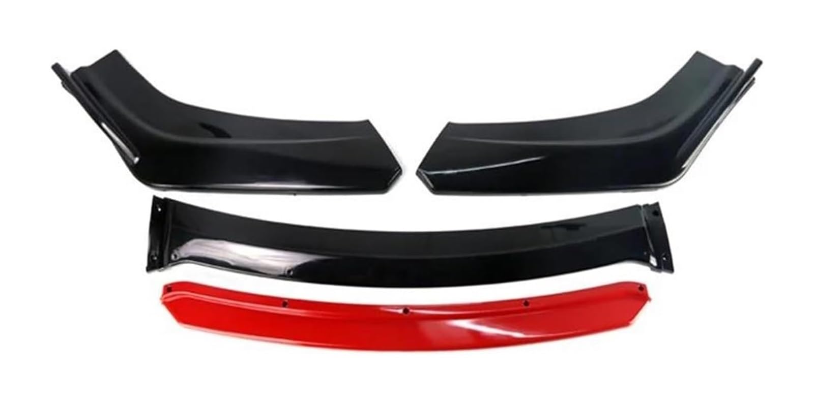 Frontspoiler Splitter-Spoiler Auto-Frontspoiler Verstellbar Universal Auto-Front-Unterstoßstange Lippe Splitter Body-Kit Spoiler-Diffusor(A) von Spring talks