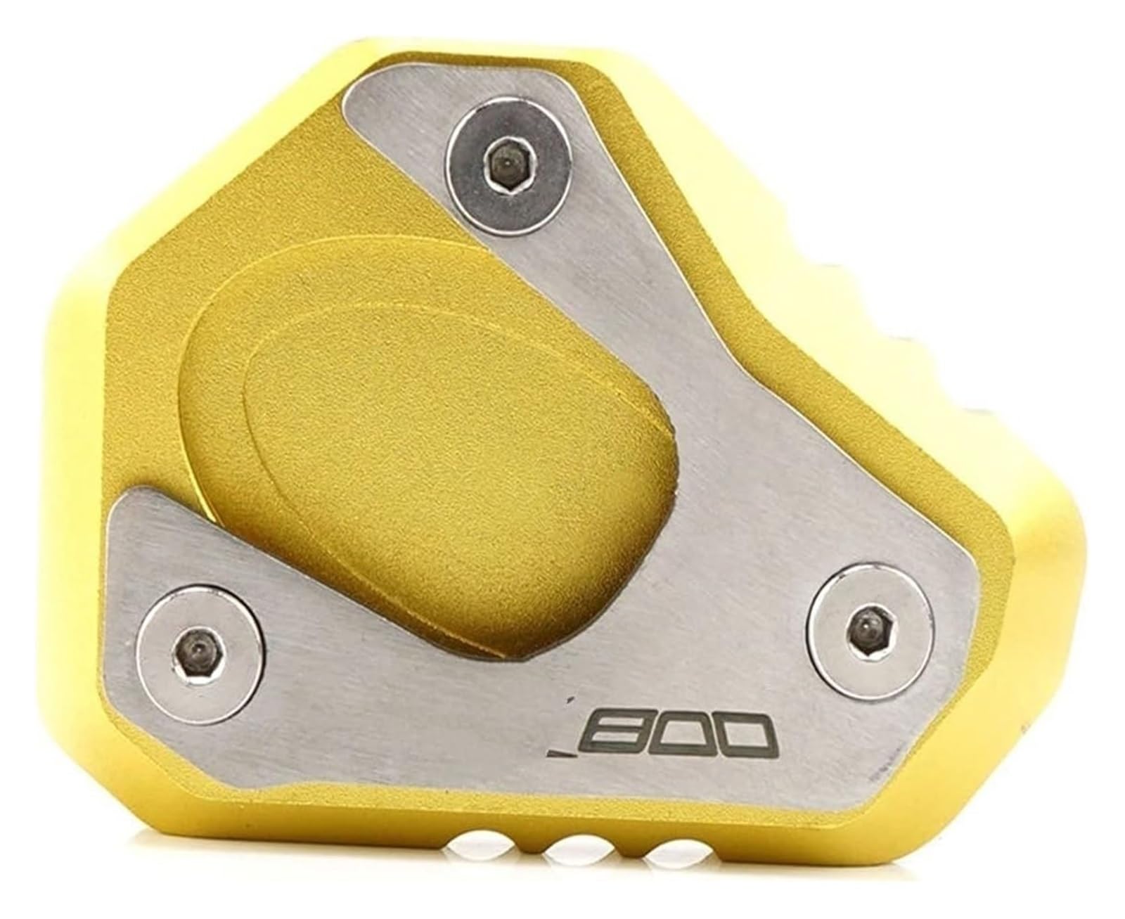 Für K&awasaki Z800 2013-2016 Seitenständervergrößerung Motorrad Kickstand Verlängerungsplatte Seitenständer Motorrad-Ständerpolster(Gold) von Spring talks