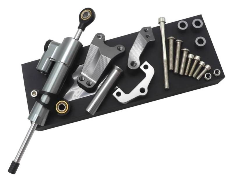 Für Kawa&saki ER6N 2012-2016 Motorräder Aluminium Einstellbare Lenkung Stabilisieren Dämpfer Halterung Mount Kit Lenkungsdämpfer Stabilisator(Set 17) von Spring talks