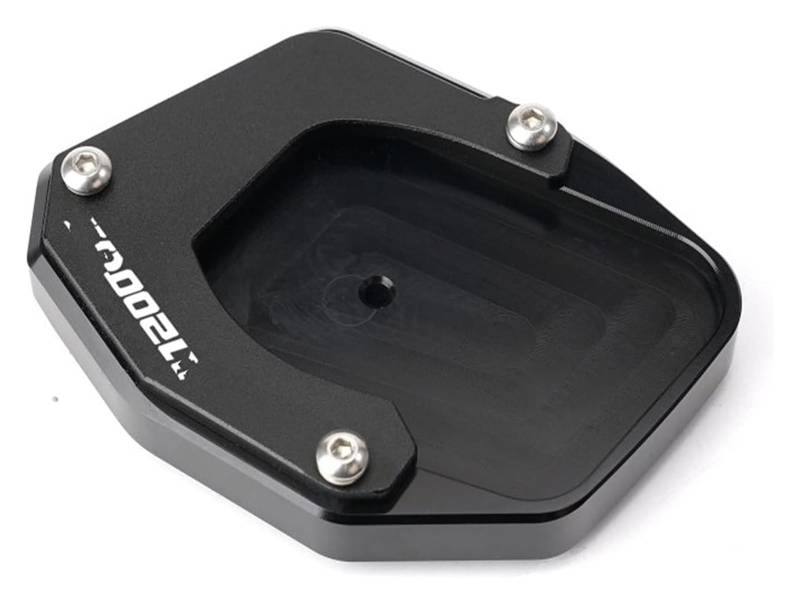 Für R 1200 GS 2007-2012 R1200 Motorrad CNC Fuß Seitenständer Unterstützung Erweiterung Kickstand Pad Platte Vergrößerer Motorrad-Ständerpolster(2) von Spring talks