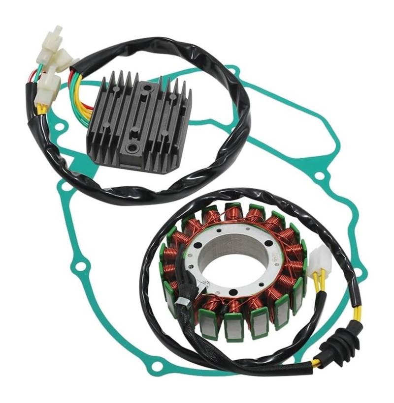 Für VT1100 VT1100C Für Shadow Für Spirit Motorrad Dichtung Generator Abdeckung Stator Spule Regler Gleichrichter Set Motorradzündung Für Motorspule von Spring talks