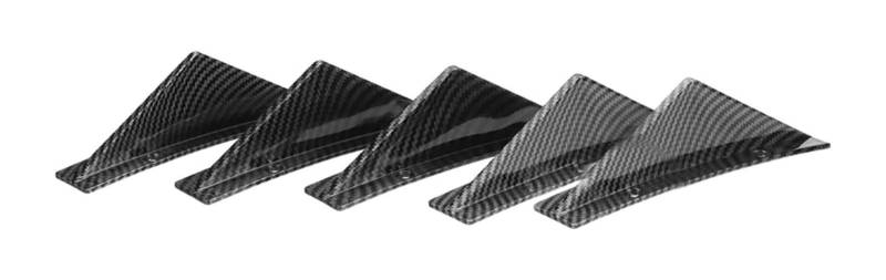 Heckspoiler Für A4 B8 8k 4 Stück Auto Heckstoßstange Lip Diffusor Haifischflossen Spoiler Kohlefaser Auto Heckspoiler Heckspoiler(Carbon Look-5pcs) von Spring talks