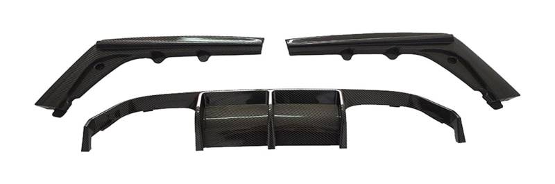 Heckspoiler Für B&MW 3 4 Serie F80 M3 F82 F83 M4 Auto Heckstoßstange Diffusor Lip Spoiler ABS Gloss Black 2014-2019 Heckspoiler(4) von Spring talks