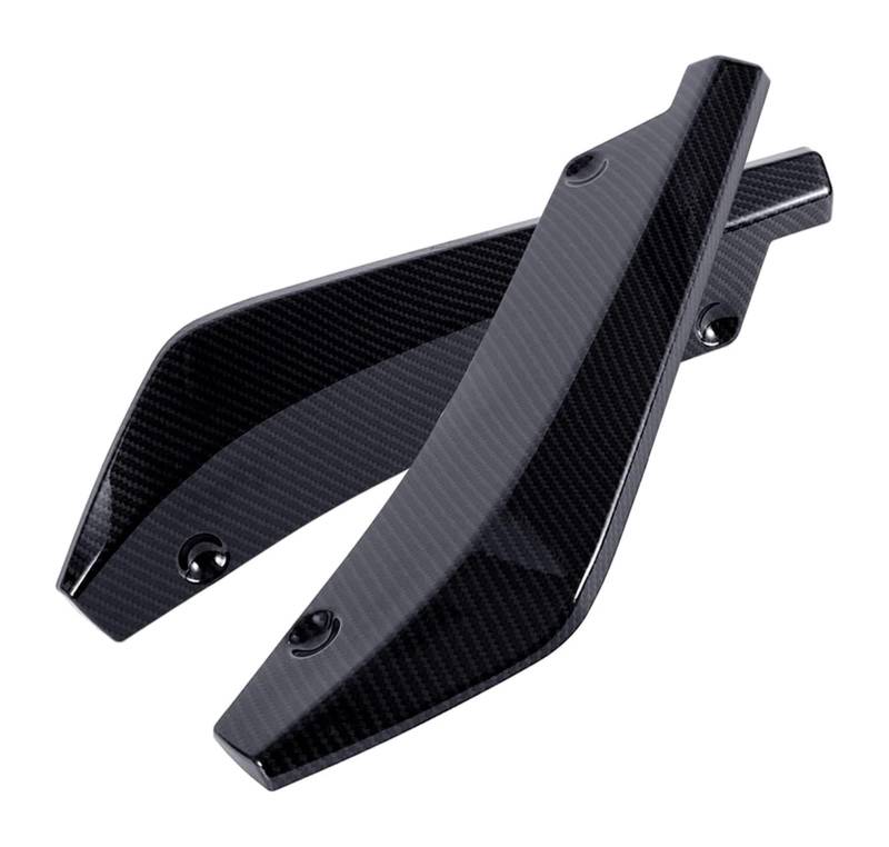 Heckspoiler Für B&MW E90 E92 F30 F31 F32 F33 F22 F10 Glänzend Schwarz Heckstoßstange Lip Wrap Angle Splitter Heckspoiler Diffusor Canard(Carbon look) von Spring talks