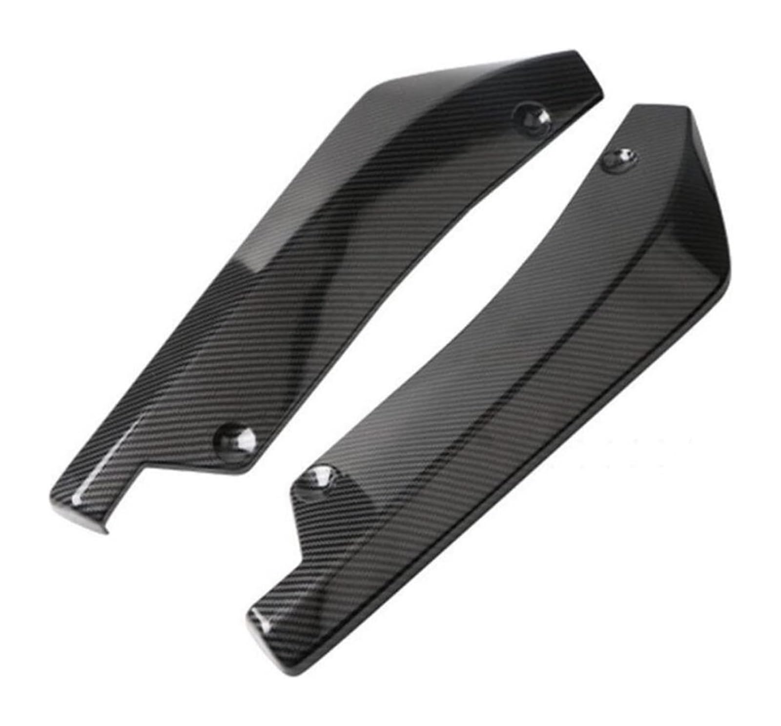 Heckspoiler Für B&MW F13 G11 G12 F01 F02 F87 F80 F83 F82 F90 F10M F13M F12M M8 Z4 E89 2 Stück Universal Auto Heckstoßstangenlippenspoiler(Rear right) von Spring talks