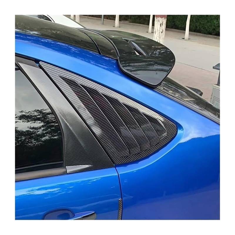 Heckspoiler Für F&ord Für Focus MK2 2005–2013 Schrägheck 4-türiges Auto-Heckfenster-Jalousien Seitliche Lamellen Entlüftung Dekorative Teile(Carbon pattern) von Spring talks