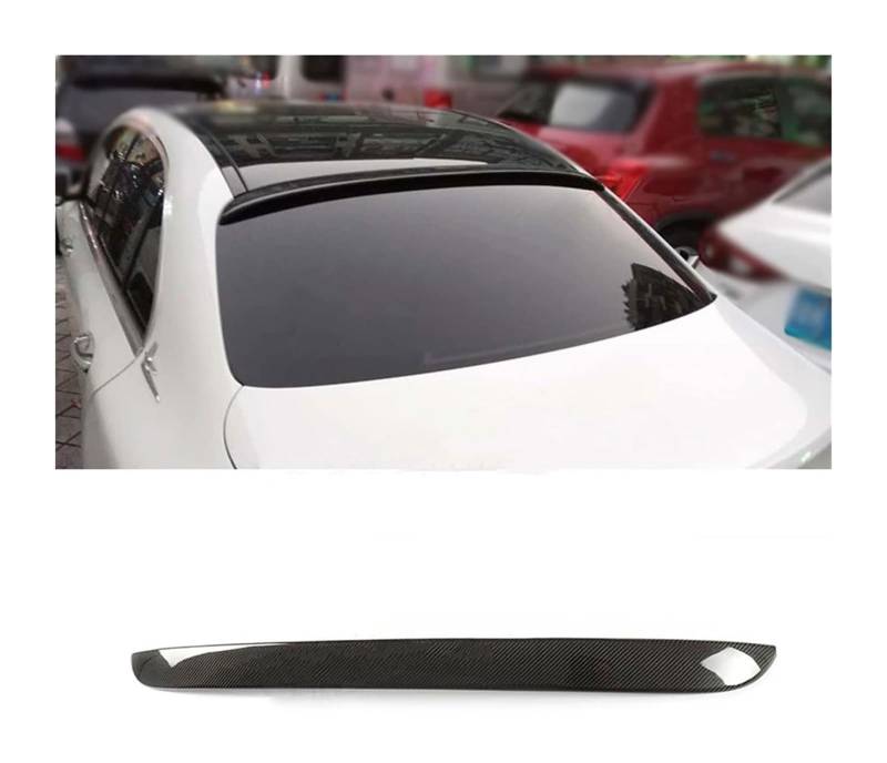 Heckspoiler Für M&ercedes Für B&enz Für C Klasse W205 C300 C63 Für AMG 2015-2019 Heckdachspoiler Fensterflügel Heckkoffer Heckflügel(O Style) von Spring talks