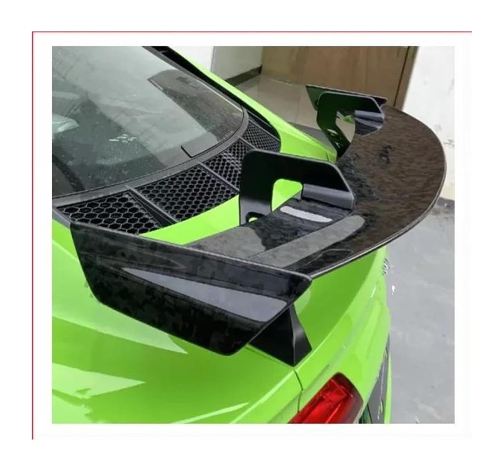 Heckspoiler Für TT Für TTS Für TTRS Für MK2 Für MK3 FRP Hinten Stamm Deckel Boot Ducktail Lip Spoiler Flügel Tailfin Schwanz Hinten Flügel(Forged Carbon) von Spring talks