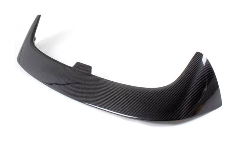 Heckspoiler Für VW Für T&iguan 4-Türer 2013-2016 Carbon Faser/FRP Unlackiert Auto Hinten Dach Boot Lip Spoiler Fenster Flügel(Schwarz) von Spring talks