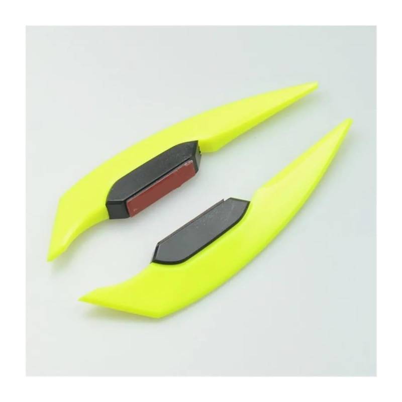 Seitliche Luftkanalabdeckung 1 Paar Universal Motorrad Winglet Aerodynamische Spoiler Flügel Dekoration Motorrad Spoiler Flügel(B) von Spring talks