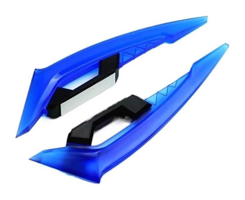 Seitliche Luftkanalabdeckung 1 Paar Universal Seitenspoiler Dynamische Flügel Motorrad Winglet Motorrad Spoiler Flügel Motorrad Verkleidung Winglets(8) von Spring talks