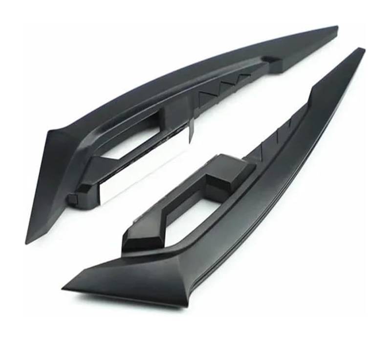 Seitliche Luftkanalabdeckung 2PCS Motorrad Frontverkleidung Winglets Universal Side Spoilers Dynamischer Flügel Aufkleber Motorrad Winglet Aerodynamisch(Schwarz) von Spring talks