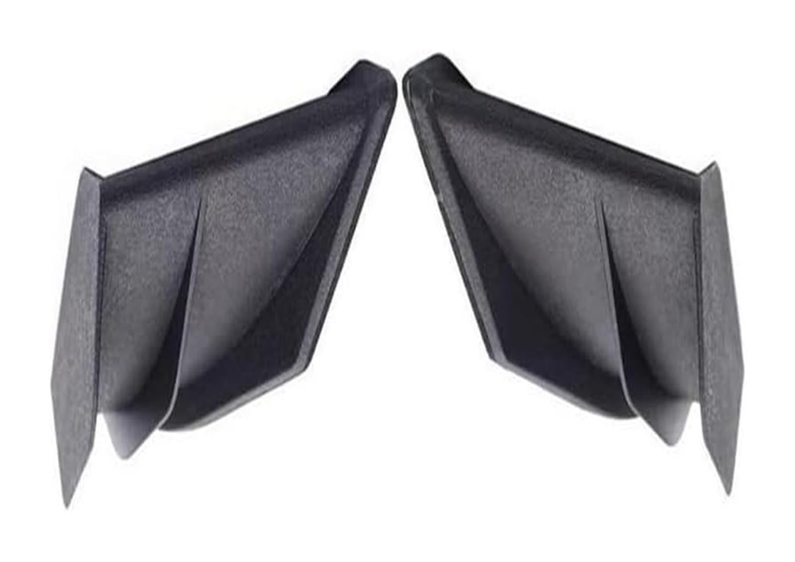 Seitliche Luftkanalabdeckung Aerodynamischer Flügel Spoiler Seitenverlängerung Winglet Motorradflügel Motorrad Spoilerflügel Motorrad Aerodynamische Winglets(Schwarz) von Spring talks