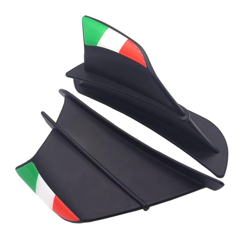 Seitliche Luftkanalabdeckung Für A&prilia Für Shiver 750 900 GT Für GT750 Für SL1000 Für Pegaso 650 Für SR50 Motorrad Winglets Aerodynamische Flügel Kit Spoiler(Color-d) von Spring talks