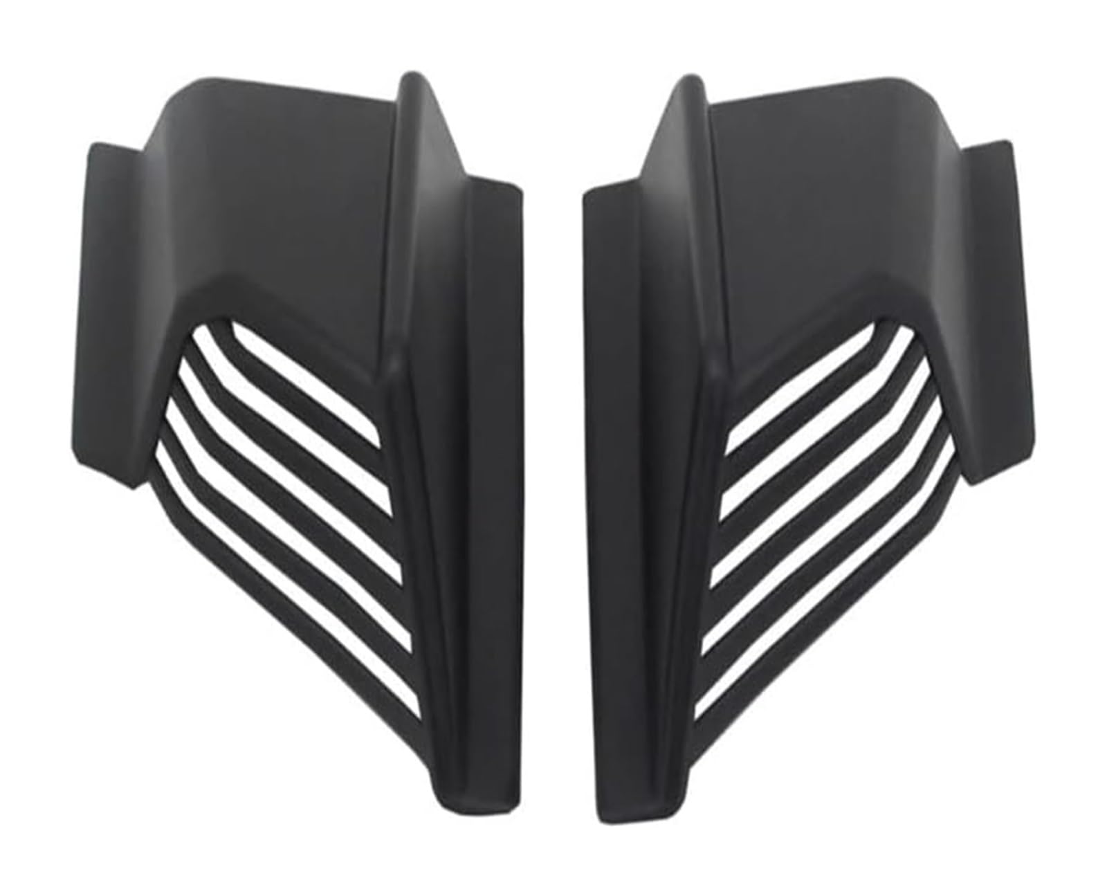 Seitliche Luftkanalabdeckung Für ADV160 Motorrad Winglets Vorderseite Spoiler Aerodynamische Flügel Set Motorrad Festen Wind Flügel(Schwarz) von Spring talks