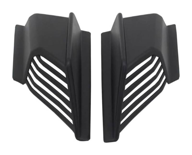 Seitliche Luftkanalabdeckung Für ADV160 Motorrad Winglets Vorderseite Spoiler Aerodynamische Flügel Set Motorrad Festen Wind Flügel(Schwarz) von Spring talks