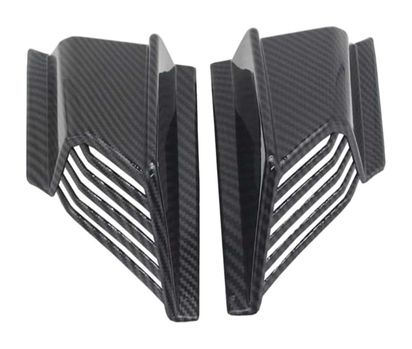 Seitliche Luftkanalabdeckung Für ADV160 Motorräder Vorderseite Spoiler Flügel Aerodynamische Flügel Set Motorrad Spoiler Flügel(Carbon Fiber p) von Spring talks