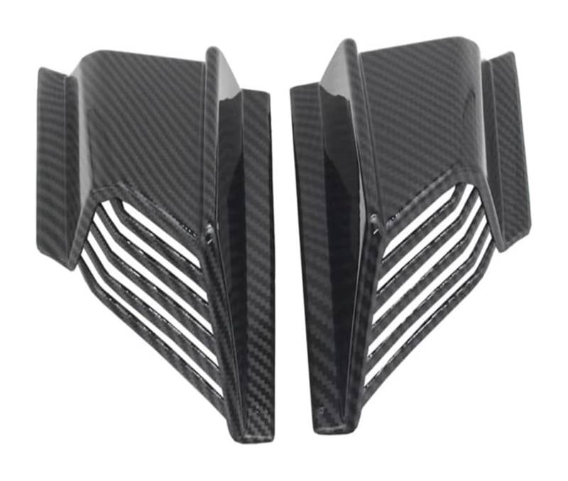 Seitliche Luftkanalabdeckung Für ADV160 Motorräder Vorderseite Spoiler Flügel Aerodynamische Flügel Set Motorrad Spoiler Flügel(Carbon Fiber p) von Spring talks