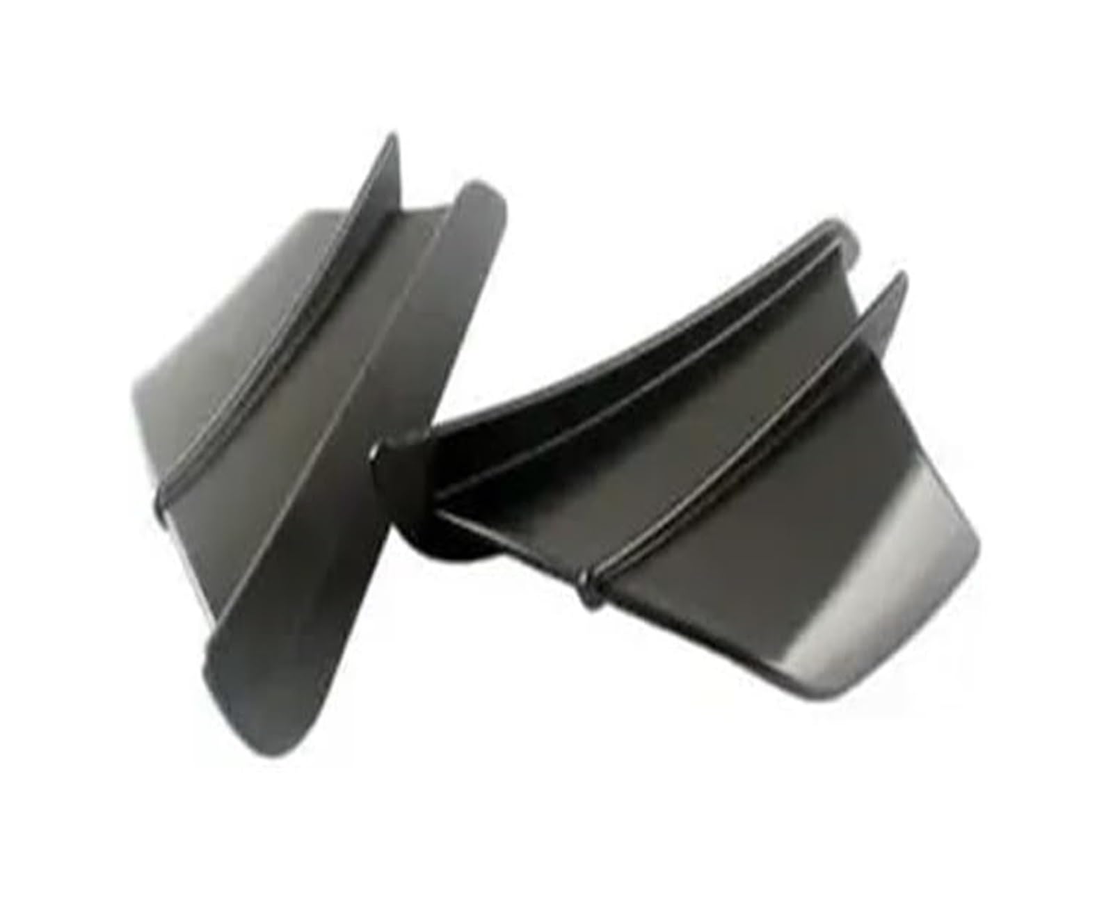 Seitliche Luftkanalabdeckung Für CBR600RR CBR1000 Motorrad Seitenflügel Motorrad Winglet Aerodynamischer Seitenflügel Fin Spoiler(Schwarz) von Spring talks