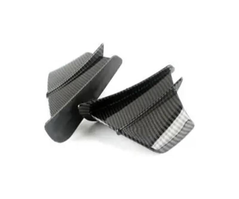 Seitliche Luftkanalabdeckung Für Du&Cati 1299 Für Pan&igale 1098 R 1199 Für Superbike 848 EVO Motorrad Seitenflügel Motorrad Winglet Aerodynamischer Seitenflügel Fin Spoiler(ABS Carbon) von Spring talks