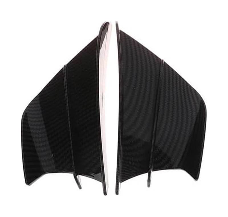 Seitliche Luftkanalabdeckung Für H2/H2R Roller Motorrad Seite Wind Winglet Spoiler Motorrad Winglet Aerodynamische Flügel Kit Spoiler(Schwarz) von Spring talks