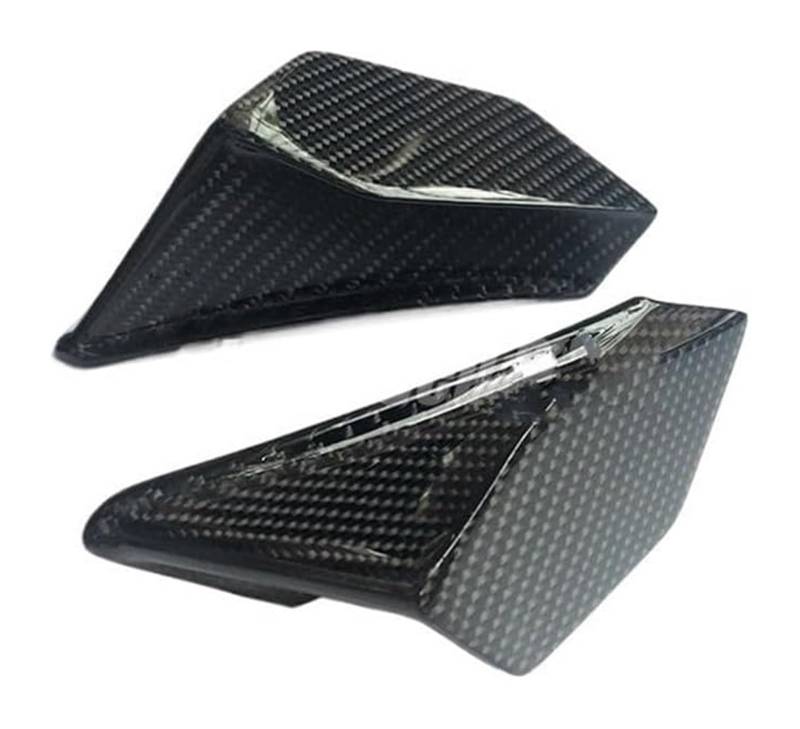 Seitliche Luftkanalabdeckung Für K&awasaki Für Ninja 250/400 Motorrad Universal Winglet Aerodynamische Spoiler Wing Kit Dekoration(Carbon Fiber) von Spring talks