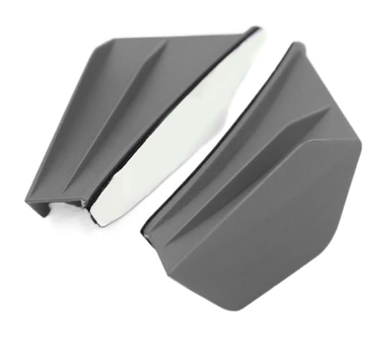 Seitliche Luftkanalabdeckung Für Ninja 250/400 Motorrad Universal Winglet Aerodynamischer Spoiler Wing Kit Motorrad Dekoration Aufkleber(Color -) von Spring talks