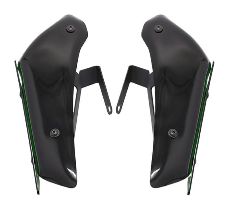 Seitliche Luftkanalabdeckung Für Ninja 400 Motorrad Aerodynamische Flügel Kit Feste Winglet Verkleidung Flügel Zubehör Motorrad Spoiler Flügel(B) von Spring talks