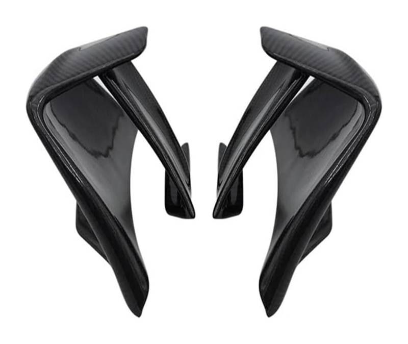 Seitliche Luftkanalabdeckung Für S&uzuki Für GSX-R600 750 2011-2018 Motorrad Winglet Vorne Aerodynamische Seitenflügel Spoiler Verkleidungszubehör(Glossy Carbon Fiber) von Spring talks