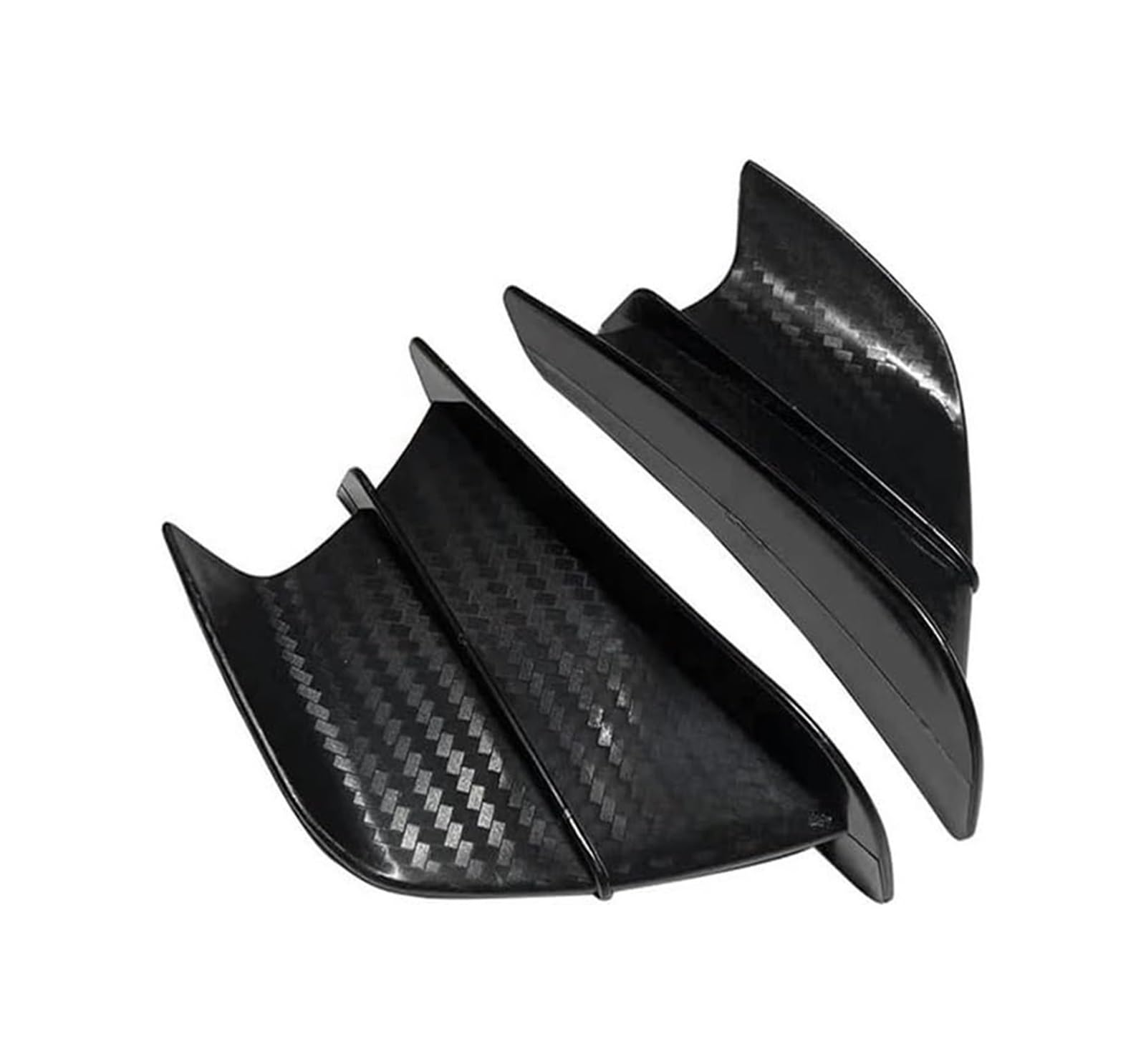 Seitliche Luftkanalabdeckung Für S1000RR Motorrad Winglet Aerodynamischer Seitenflügel Fin Spoiler Motorrad Spoiler Flügel(Matte Carbon Look) von Spring talks