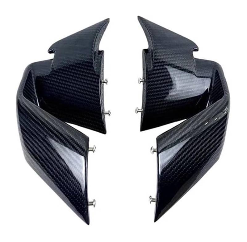 Seitliche Luftkanalabdeckung Für S1000RR S1000 RR M1000RR 2019-2023 Motorrad Verkleidung Seite Winglet Aerodynamische Flügel Deflektor Spoiler(19-22 Carbon Fiber) von Spring talks