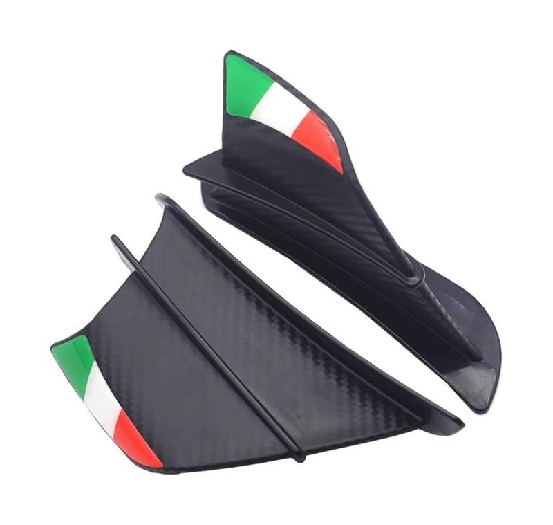 Seitliche Luftkanalabdeckung Für Tourer Z1000 ZG1000 Z900RS Motorrad Winglet Aerodynamische Flügel Kit Spoiler Motorrad Spoiler Flügel(B) von Spring talks