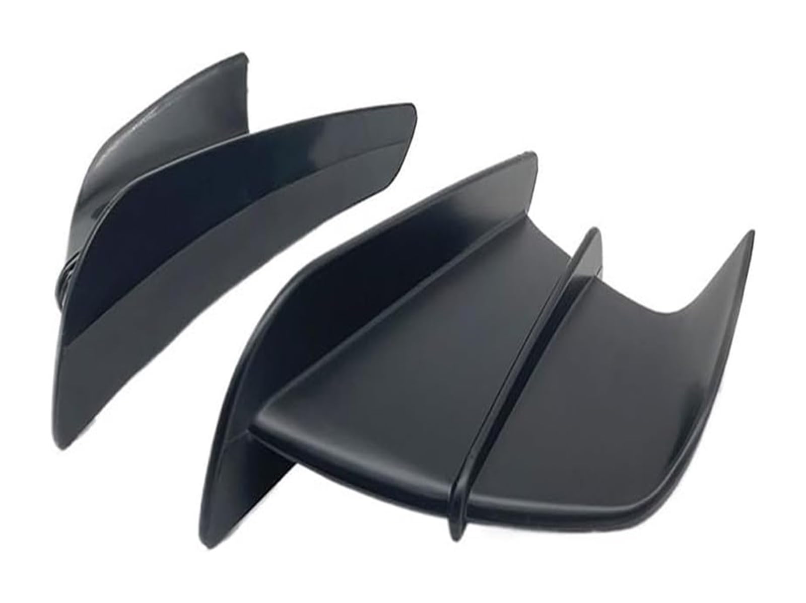 Seitliche Luftkanalabdeckung Für Y&amaha 2X Universal Motorrad Winglet Aerodynamische Spoiler Flügel Dekoration Motorrad Spoiler Flügel(B) von Spring talks