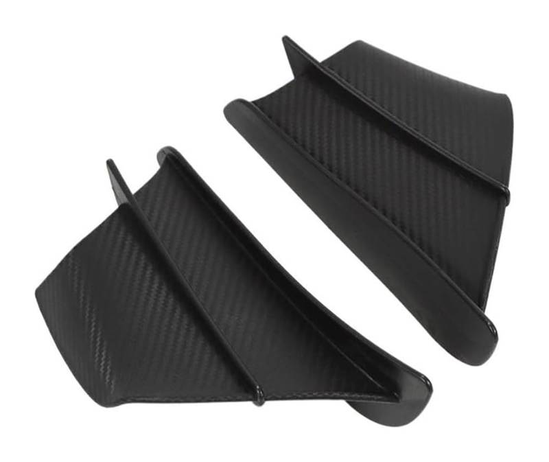 Seitliche Luftkanalabdeckung Für Y&amaha Für Tracer 900 GT 2018 2019 2020 2021 Motorrad Winglet Aerodynamisches Wing Kit Spoiler Verkleidungszubehör(Matte Carbon Look) von Spring talks