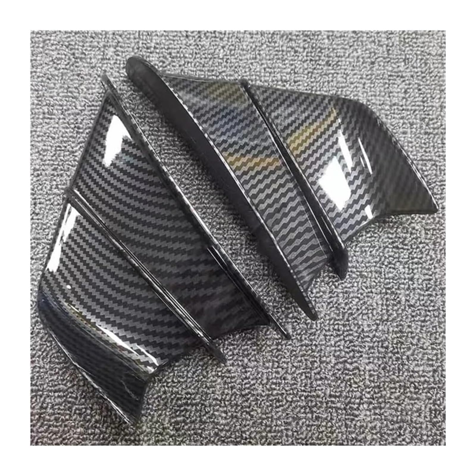 Seitliche Luftkanalabdeckung Für Y&amaha Für YZF Für R7 Für YZF-R7 2021-2023 Motorradspiegel Winglets Aerodynamischer Abtrieb Seitenflügel Spoiler Verkleidungsabdeckung(Color-02) von Spring talks