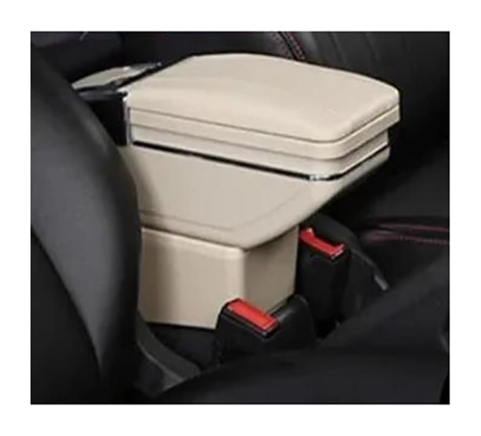 Spring talks Auto Mittelkonsolen Armlehnen Für VW Für Polo Für Vento 2010 2011 2012 2013 2014 2015 2016 2017 2018 Armlehne Box Center Center Console Storage(A Style Beige) von Spring talks