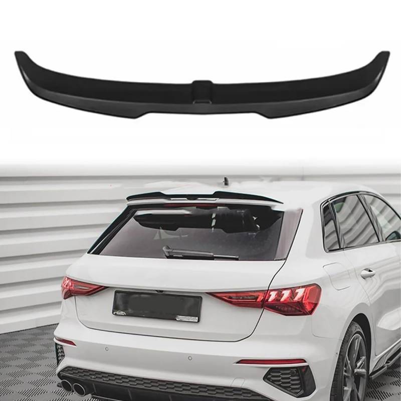 Auto-Dachspoiler für Audi A3 RS3 S3 S-LINE Sportback 8Y 2020-2024, Heckspoiler, Heckspoiler,A-Black von Spulhc