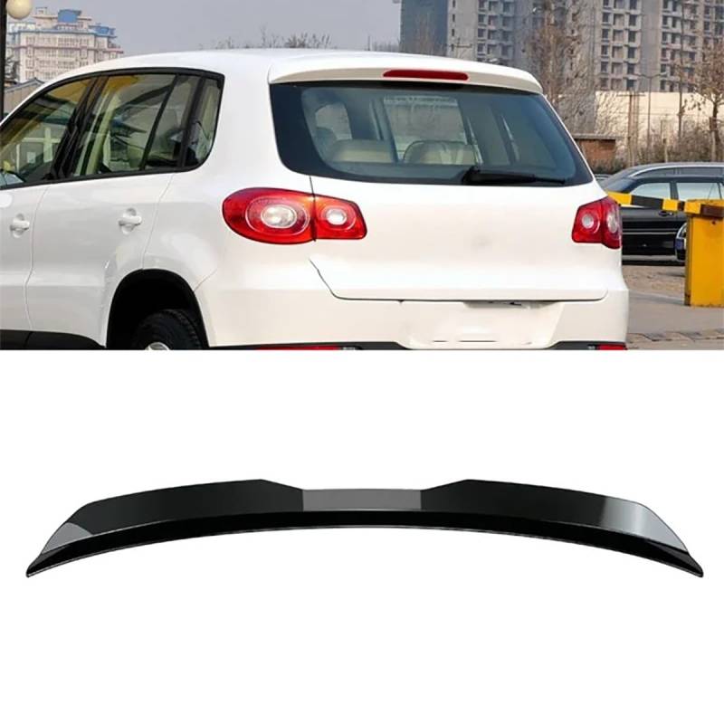 Auto-Dachspoiler für VW Tiguan Hatchback, Oberflügelspoiler, Heckflügel, 1 Stück/ABS,A-Black von Spulhc