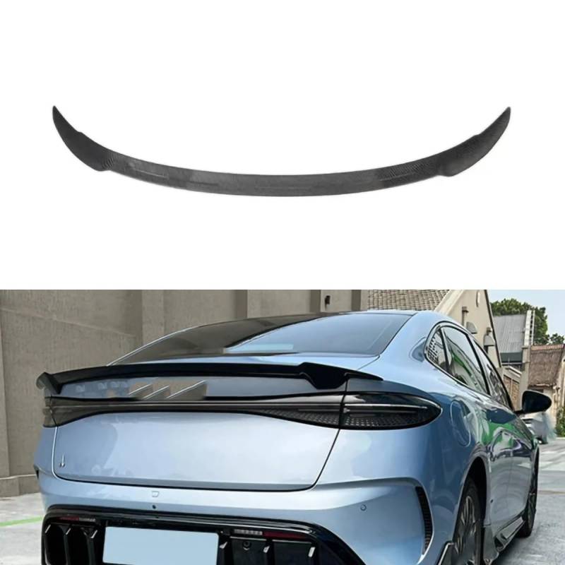 Auto Heckspoiler Heckflügel Spoiler für BYD Seal EV DM-i 2022 2023 2024, Karosseriespoiler Zubehör,B-Carbon von Spulhc