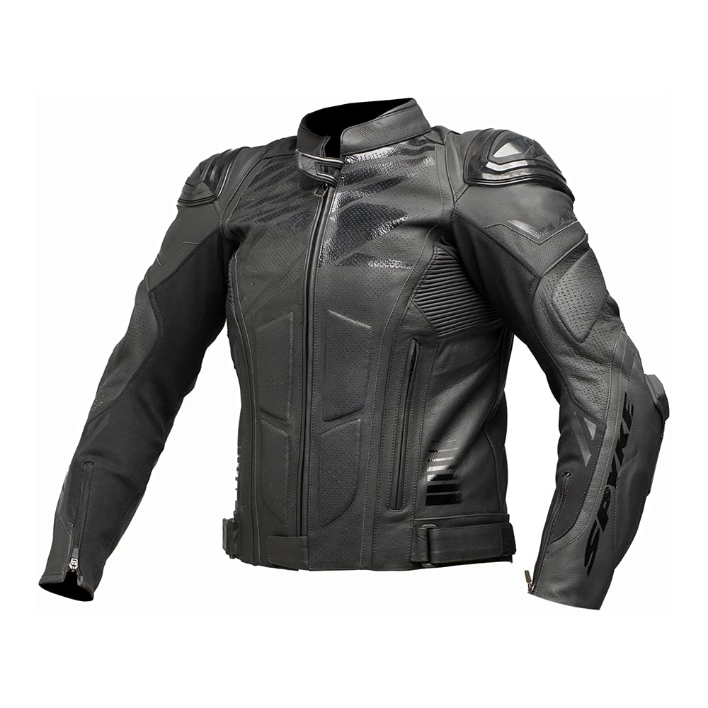 Spyke Motorradjacke Naturleder ARAGON EVO Farbe schwarz, Größe 54 von Spyke