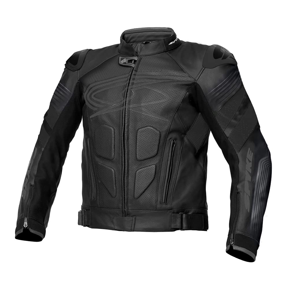 Spyke Motorradjacke Naturleder ESTORIL EVO Farbe schwarz, Größe 50 von Spyke