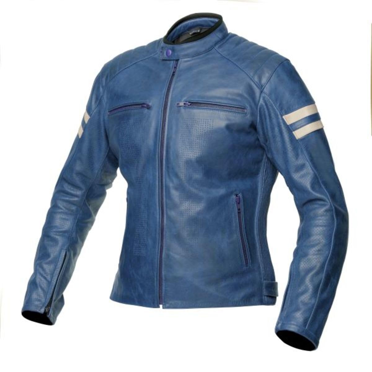 Spyke Motorradjacke Touren MILANO LADY 2.0 Farbe blau, Größe 48 von Spyke