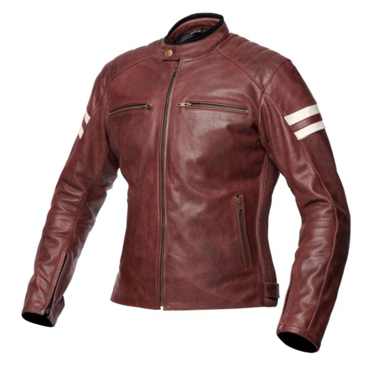 Spyke Motorradjacke Touren MILANO LADY 2.0 Farbe braun, Größe 48 von Spyke