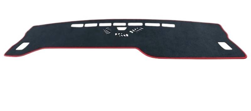 Armaturenbrett-Pad Für Chery Für Omoda C5 2022 2023 2024 Omoda 5 Auto-Armaturenbrett-Sonnenschutz-Abdeckungsmatte Rutschfestes Pad Zubehör(LHD Black Red) von Sqnbra