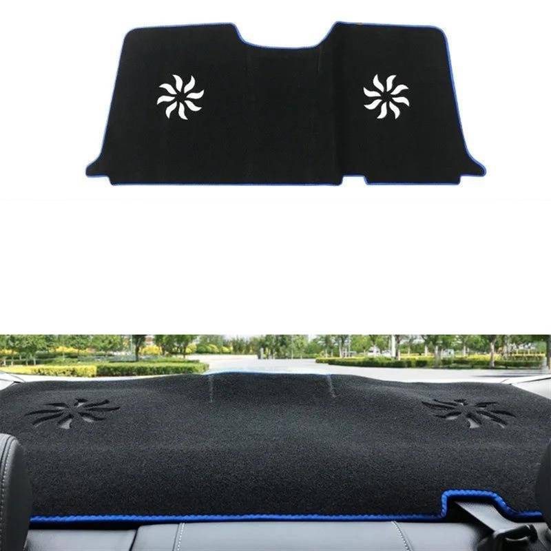 Armaturenbrett-Pad Für Civic X 10th 2016 2017 2018 2019 2020 Auto Dashboard Abdeckungen Matte Vermeiden Licht Pad Instrument Plattform Kissen Teppiche(Rear Blue Side) von Sqnbra